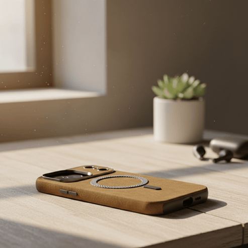 Vintage Leather MagSafe Case for iPhone